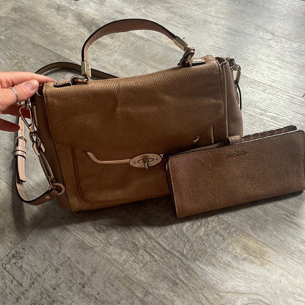 Coach crossbody/ wallet combo